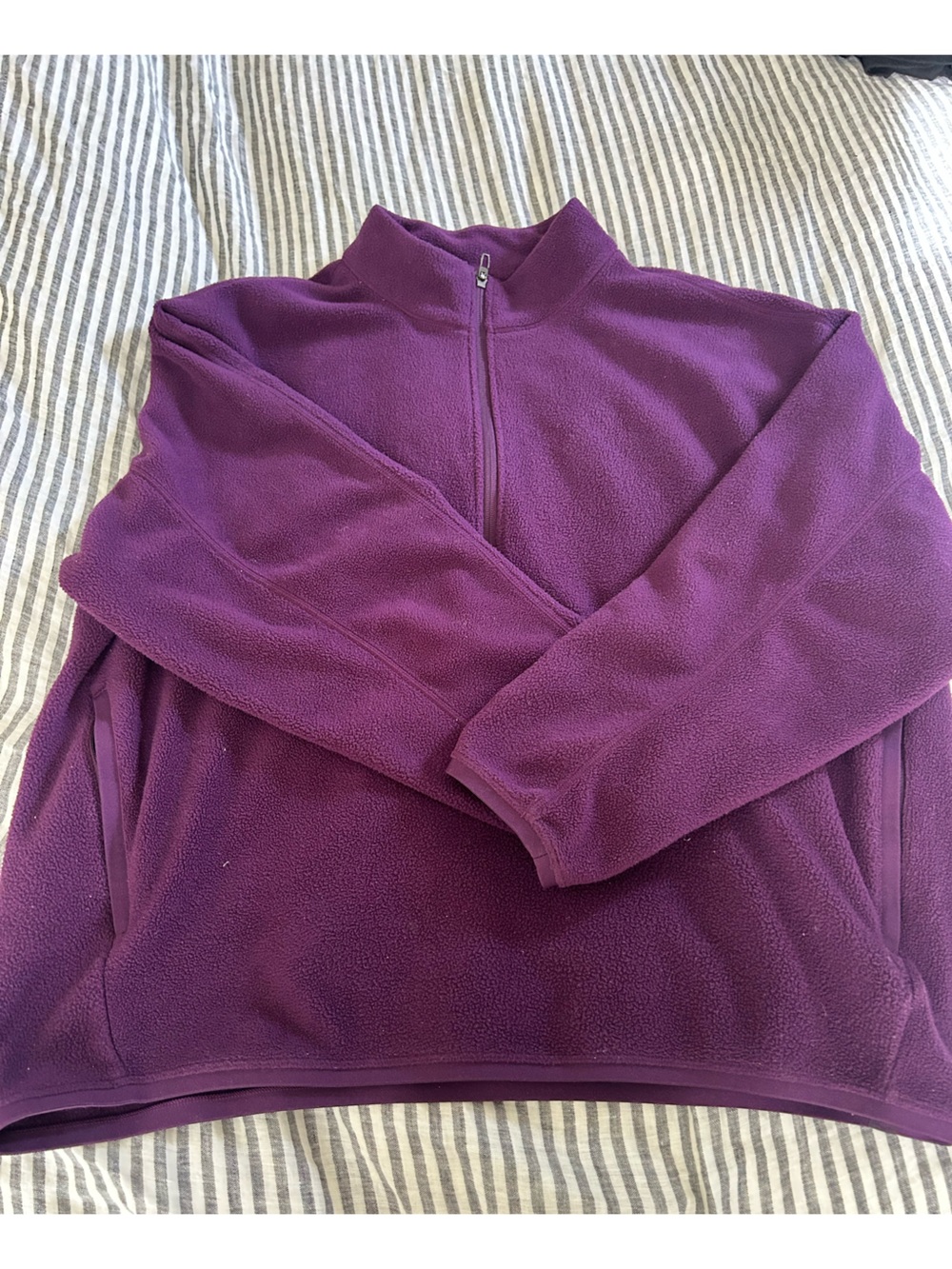 Lululemon Purple Fleece Zip-Up Jacket